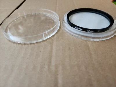 Genuine Sunpak Ultraviolet UV  72mm Lens Filter . C5 - Image 1 of 2