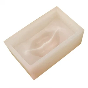 3D Rectangle Lips Silicone Mold for Making Handmade Soap Molds Resin DIY - Picture 1 of 7