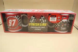 Coca Cola NASCAR Finish Line Chocolate Chip Cookie Coffee Mug 2004 Kurt Busch 97 - Picture 1 of 9