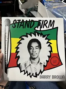 Barry Brown Stand Firm LP Justice 170-03 Original 1982 - Imagen 1 de 4