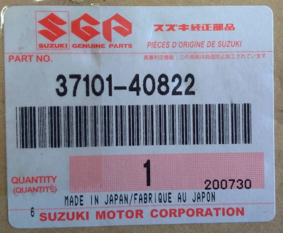 SUZUKI Genuino GSXR600 1000 Bloqueo Interruptor de Encendido Llaves Tapa Combustible 37101-40822 Nuevo Foto 1 de 1
