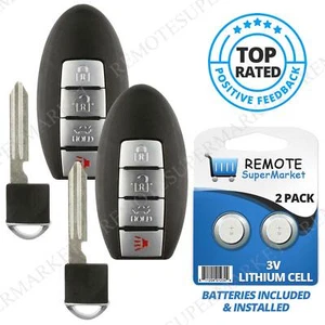 2 Replacement for 2020 Nissan Sentra Versa Remote Keyless Entry Fob Key Car - Picture 1 of 5