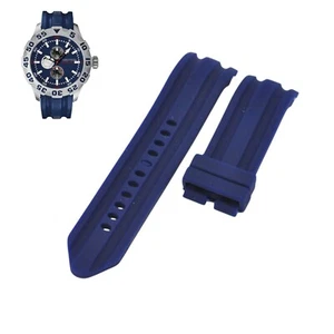 Correa de reloj de goma azul A15578G 24 mm para Nautica - Imagen 1 de 7