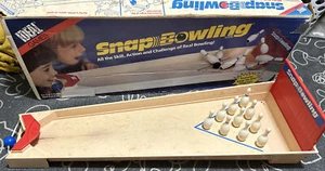 Vintage 1972 IDEAL Table Top SNAP BOWLING Game Splits Spares Strikes Action Box - Picture 1 of 3