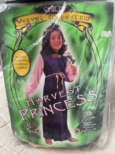 NOS Fun World Velvet Collection Harvest Princess Costume Size 12-14 - Picture 1 of 5