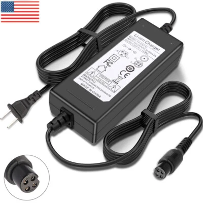 63V 4 Prong Charger for Segway Ninebot S/S-MAX/Mini PRO/Mini lite Power Supply