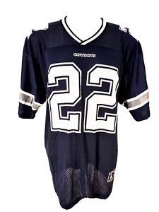 Dallas Cowboys #22 Emmitt Smith Jersey Vintage Starter Size 52/XL Pre-Owned