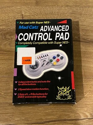Mad Catz Advanced Control Pad Controller for SNES BRAND NEW IN BOX RARE - Image 1 of 4