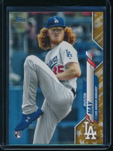 2020 Topps Complete Set #235 Dustin May Gold Stars Parallel RC Card Rookie - Bild 1 von 2