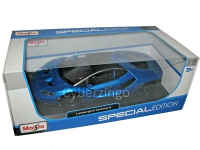 Maisto Lamborghini Centenario Azul Escala 1:18 Diecast Modelo Coche TOTALMENTE NUEVO Foto 1 de 4