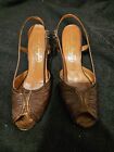 Alende Mayfair The London Brown Size Uk5 Eur38 Ladies Leather Sandals