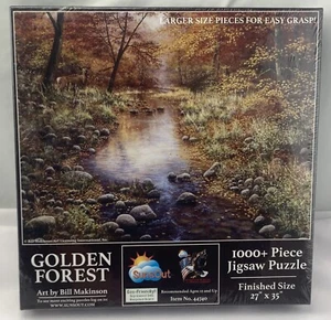 Rompecabezas SunsOut Golden Forest 1000 piezas Bill Makinson nuevo sellado - Imagen 1 de 2