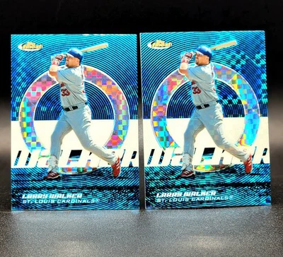 LARRY WALKER 2005 Topps Finest Blue X-Fractor Consecutive # 92/150 93/150 Sharp - Image 1 of 2