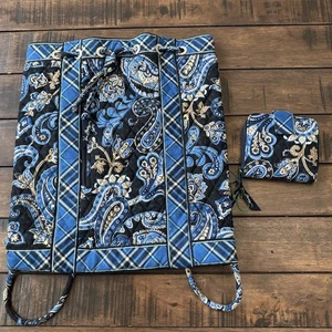 Zaino e portafoglio Vera Bradley Windsor in pensione con coulisse e cinch - Foto 1 di 13