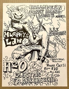 MURPHYS LAW LES STITCHES H2O SEWAGE + FLYER # 1 10/31/96 CONEY ISLAND HIGH NYC - Picture 1 of 2