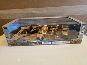 DM 1:64 CAT metal construction, Four-piece Loader, Mixer, Dump Truck Excavator - Picture 1 of 8