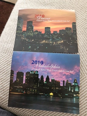 2010 Denver And Philadelphia United States Uncirculated Coin Set 28 Coins - Image 1 of 4