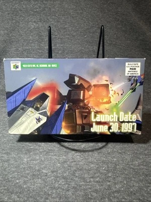 StarFox 64 Nintendo Power VHS Promotional Tape Video N64 1997 - Image 1 of 4