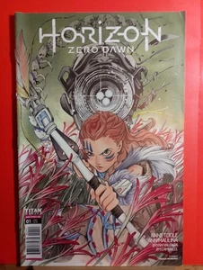 2020 Titan Comics Horizon Zero Dawn numero 1 Peach Momoko copertina variante E SH gratuito - Foto 1 di 1