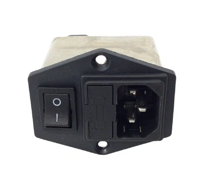 Interruptor de encendido y apagado módulo de entrada de alimentación elíptica Precor PPP000000034276101 Foto 1 de 2