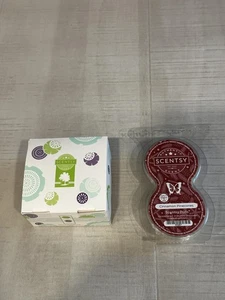 Scentsy Mini Fan Diffuser with Cinnamon Pinecones Scent Pods Air Freshener Set - Picture 1 of 8