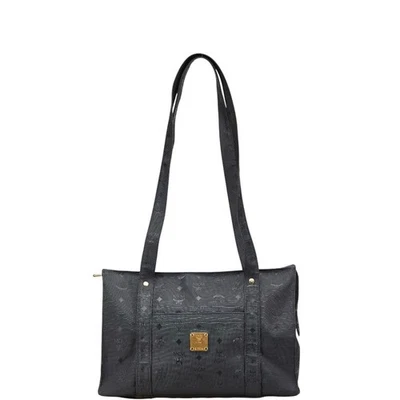 Bolso de Hombro Mcm Visetos Monograma PVC Mujer Negro Talla Única Foto 1 de 4