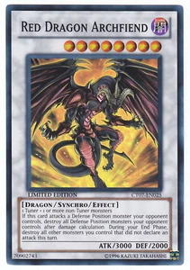 YUGIOH • Erzdämon Roter Drache Red Dragon • SUPER RARE CT07-EN025 NM - Bild 1 von 1