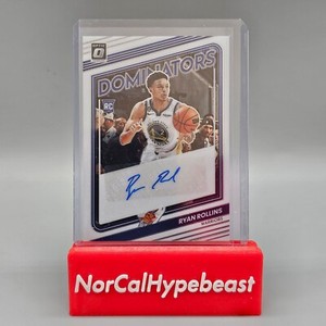2022-23 Panini Donruss Optic Ryan Rollins RC Dominators Rookie Auto /99 RDS-RYR