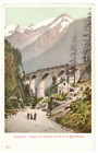 C1905 Udb Pc: Railway Viaduct And Mont Blanc ? Chamonix, France