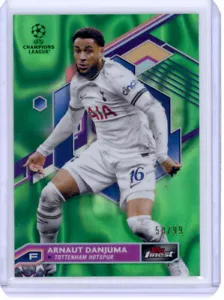 2022-23 Finest UEFA #104 Arnaut Danjuma Green Lava Refractor /99 - Picture 1 of 2