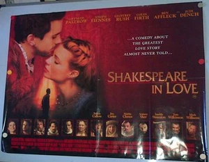 'Shakespeare in Love' - Original Film Poster of 1998 - Picture 1 of 3