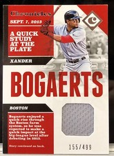 2017 Panini Chronicles Swatches /499 Xander Bogaerts #CS-XB