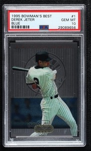 1995 Bowman's Best Blue Derek Jeter #1 PSA 10 GEM MT HOF