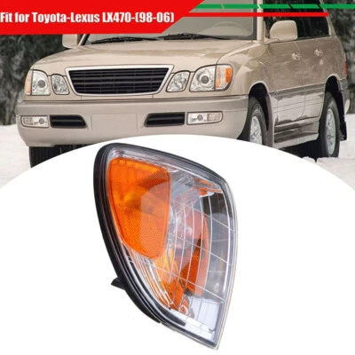For Lexus LX470 1998-2007 Right Front Bumper Corner Side Turn Signal Lights Lamp Foto 1 de 4