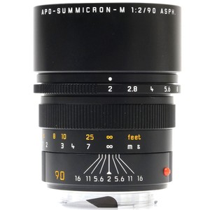 Leica 90mm f2 APO-Summicron-M Asph Lens (Black)