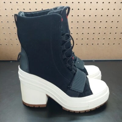 Converse Women Chuck Taylor All Star GR82 Lace-Up Platform Boot Size 5.5 568814C - Image 1 of 4