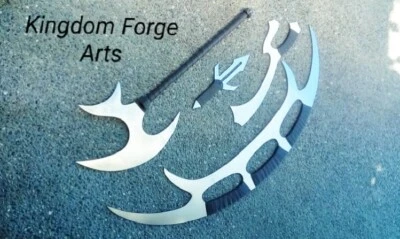 Armas Klingon de acero. Bat'leth, Mek'leth, Daqtagh y hacha. Réplicas de Star Trek Foto 1 de 4