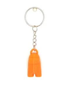 3d Printed 1.25" Orange Plastic Game Character Keychain Fidget Toy NEW - Picture 1 of 2