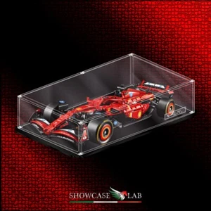 TECA IN PLEXIGLASS ACRILICO-SHOWCASE-TECA PER SET LEGO® 42207-FERRARI SF-24 - Photo 1/5