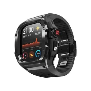 Para Apple Watch Ultra 2 / 1 49mm Correa de silicona de alta calidad Carcasa de metal - Imagen 1 de 11