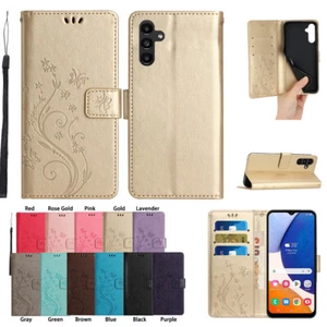 For Samsung Galaxy "S" Series Magnetic Leather Flip Stand Card Wallet Case Cover - Picture 1 of 79