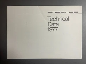 1977 Porsche 911-S & Turbo Carrera Showroom Technical Folder, English - RARE!! - Picture 1 of 4
