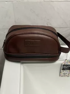 $45 PENGUIN BY MUNSINGWEAR MEN'S TOILETRY SHAVING KIT TRAVEL BAG POUCH - Picture 1 of 8