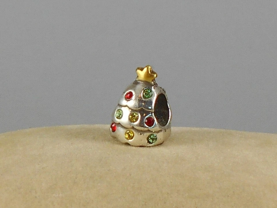 Brighton ÁRBOL DE NAVIDAD DE VACACIONES Cristal Adorno Collar Pulsera Dije Cuentas Foto 1 de 1