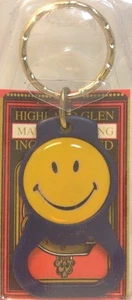 New Solid Metal SMILEY Keychain BOTTLE OPENER Porte-Cle Neuf ~USA~HAPPY FACE~NWT - Bild 1 von 12