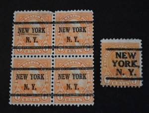 5 - 1925 US Scott #558 Garfield Precancels - Used/NG/LH/F-VF - Picture 1 of 2