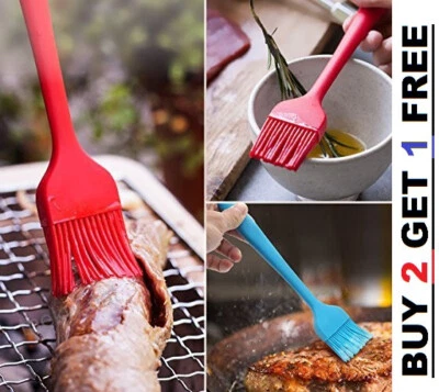 Silicone Basting Brush Pastry Baking BBQ Barbecue Oil Pastry Cooking Bakeware - Image 1 of 4