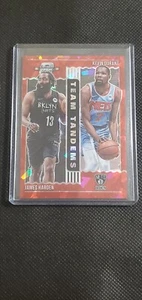 2020-21 Contenders Optic Team Tandems Red Cracked Ice #3 J Harden/Kevin Durant - Picture 1 of 2
