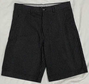 Callaway Men's Dark Grey Plaid Golf Shorts Size 32 Waist New w/out Tags - Picture 1 of 5