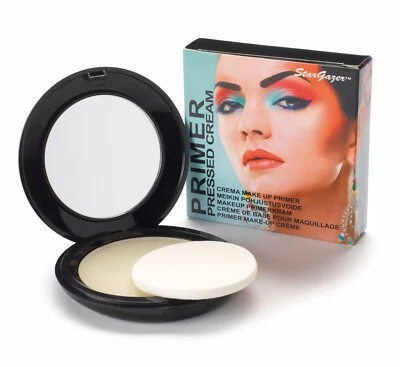 Stargazer Cream Primer Foundation gepresster Puder seidig klar farblos matt